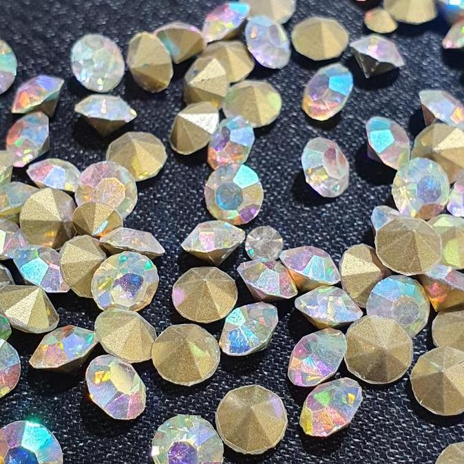 Lengkappoll- Permata Tempel Ss 18 Rhinestone Rna Pelangi Ab 10 Gross