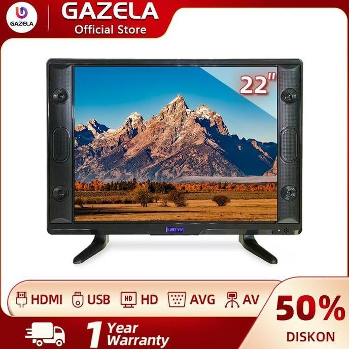 TERLARIS - TV LED 22 INCH HD TV SUPPORT USB HDMI VGA