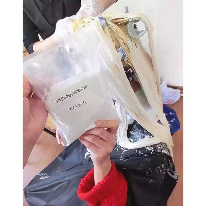 BOWTEKH 100g Professional Bleaching Powder Bleaching Rambut Korea + Developer 100ml Bleaching Rambut