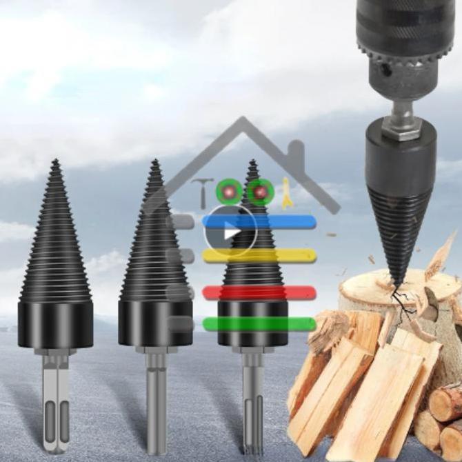 JAOPMAM WOOD DRILL BIT SPLITTER MATA BOR PAGODA 4IN1 PEMBELAH KAYU 42MM PROTOK