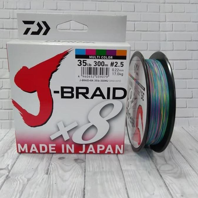 TERMURAH - Senar PE Daiwa J Braid X8 PE 2.5 300m