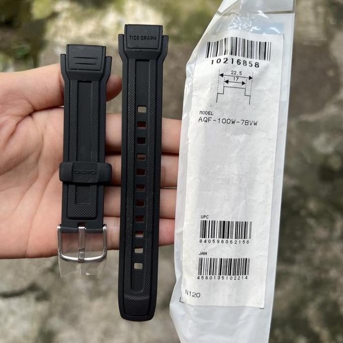 Strap tali jam tangan casio original AQF-100W 7B band AQF 100W