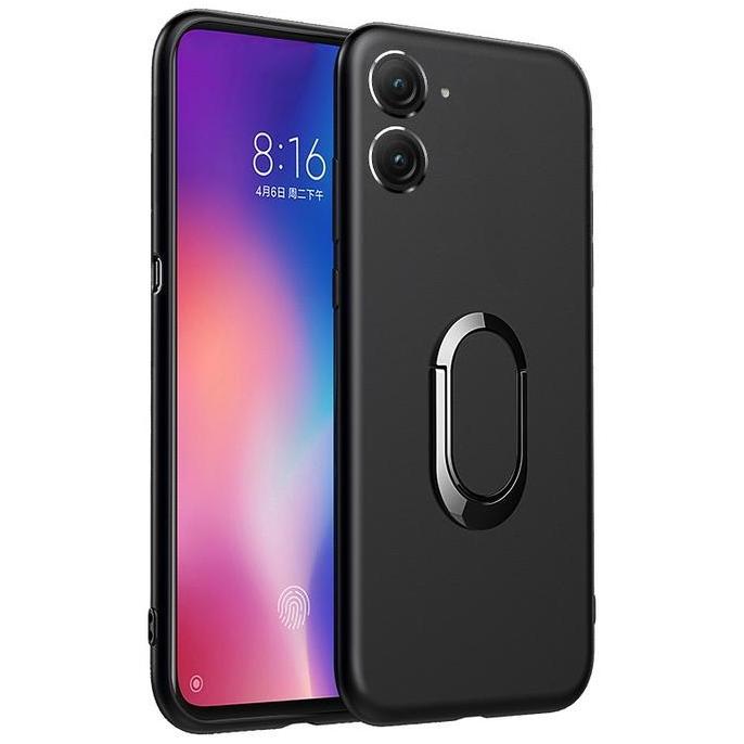 Case   untuk Asus Zenfone 9 RING BRACKET Slim Matte TPU Softcase Casing