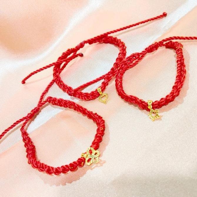 Ready Gelang Serut Tali Anak Emas Muda : 0,25gr
