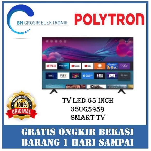 TERLARIS POLYTRON TV LED 65UG5959 TV 65INCH SMART TV ORINAL BRAND