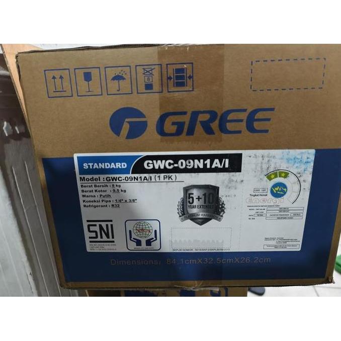 Terlaris Indoor Gree Ac Split Indoor Gwc-09N1A/I 1Pk 100% Baru Dengan Remote Control Cocok Untuk Out