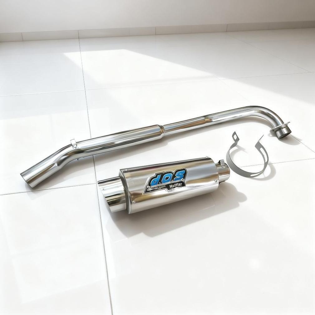 ARKATAMAMALL KNALPOT RACING DOS UNTUK JUPITER Z VEGA SUPRA X 125 REVO ABSOLUTE KARISMA HONDA BLADE G