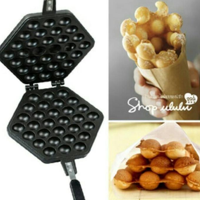 PAN CETAKAN KUE Waffel Maker, Bapel, Wafel, Waffle Wafle TANPA LISTRIK LM