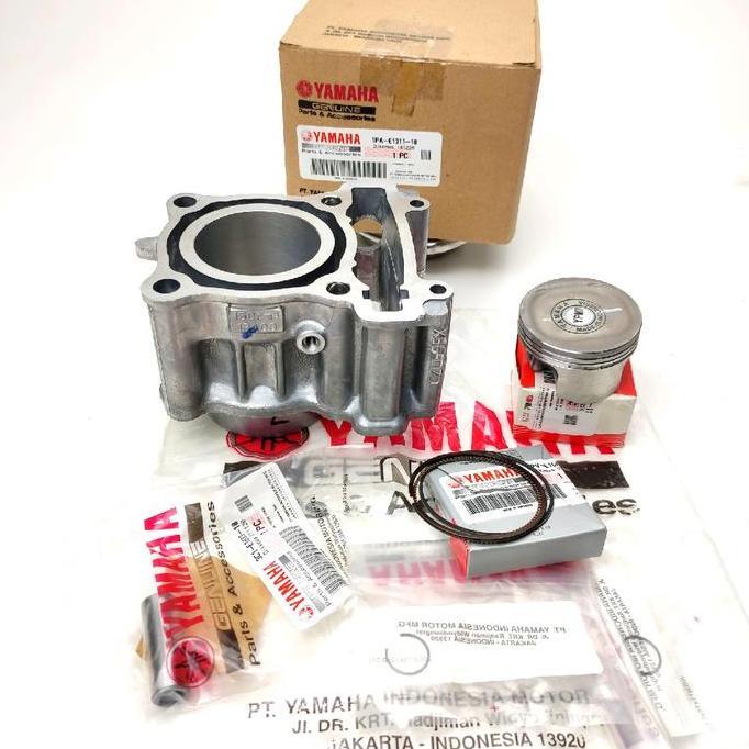 BLOK SEHER + PISTON KIT ASSY VIXION OLD . VIXION NEW NVL 2013-2014 R15 OLD V2 1PA-WB016-00 ORINAL YG