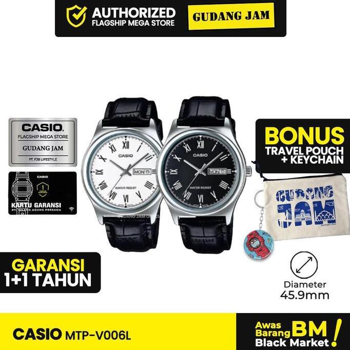 aqonik.id - jam tangan pria casio mtp-v006l mtpv006l analog watches