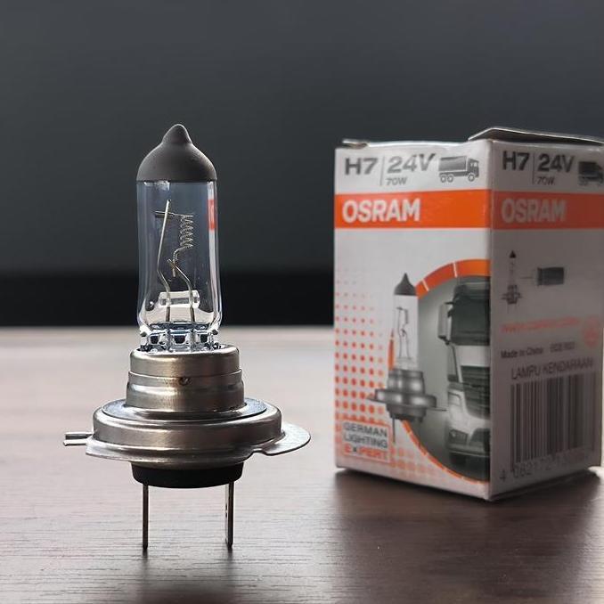 Bohlam Lampu Halogen H7 24V 70W Osram Asli 100%