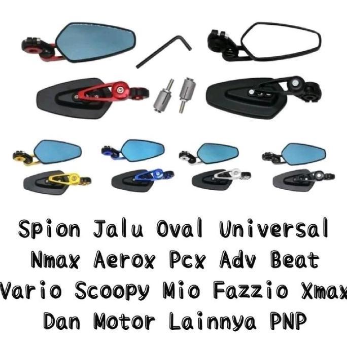FLASH SALE Spion Jalu Oval Carbon Bar End NMAX / AEROX / LEXI / VARIO 160/150/125/110 / BEAT / PCX /