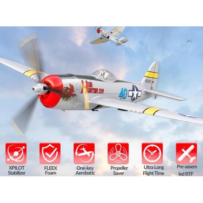 TERLARIS VOLANTEX P47 THUNDERBOLT W/ GYRO RC AIRPLANE RTF