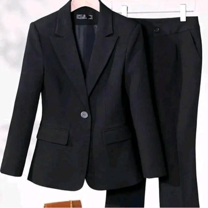 FLASH SALE Disfaofficial667-Setelan Blazer Wanita/Blazer Kerja Wanita Model Korea-Hight Twist Tebal/