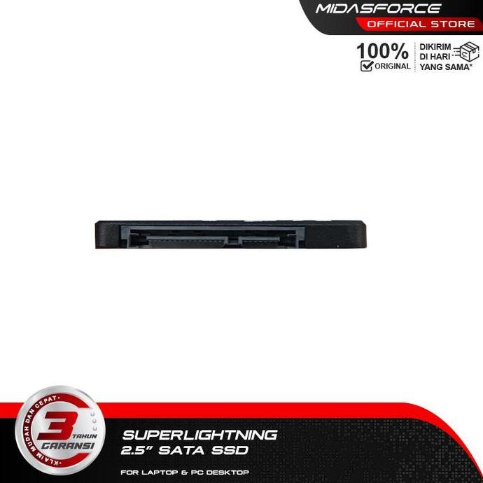 Four- Ssd 512Gb Midasforce Superlightning Sata 3 6Gb/S Untuk Laptop Dan Pc Sata Iii Internal Storage