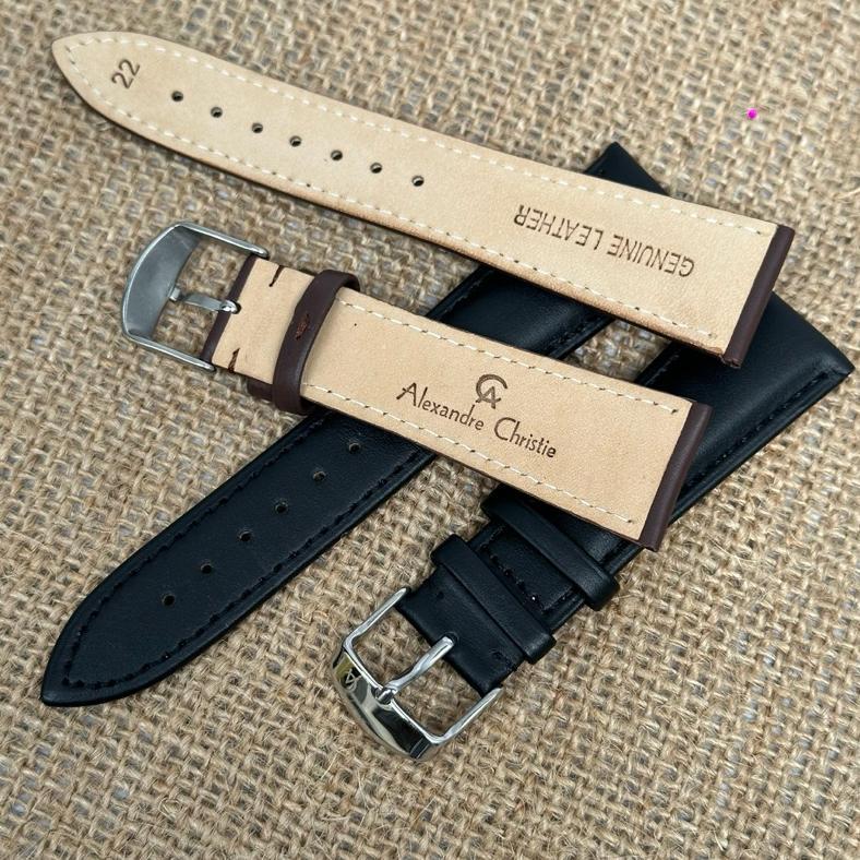 Tali Kulit Wanita Alexandre Christie Polos Original, Strap Kulit Wanita Alexandre Christie Polos Ori