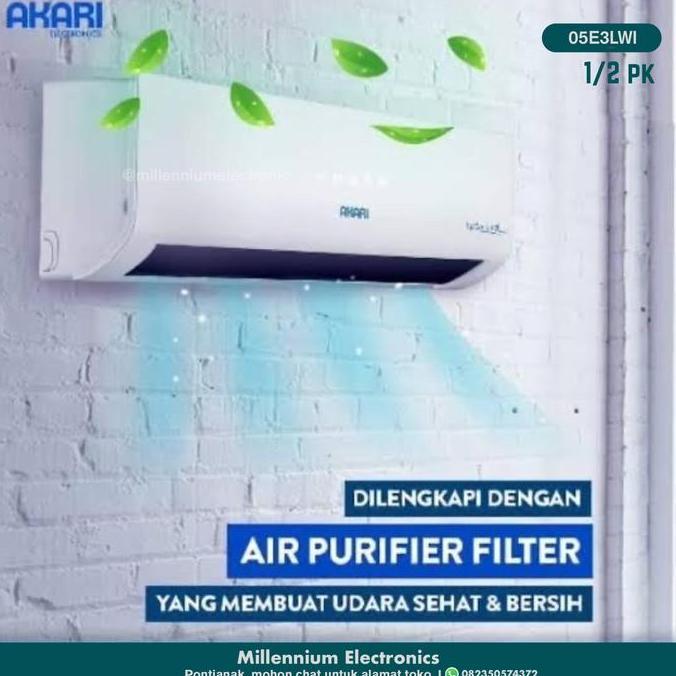 Terlaris Ac Akari Low Watt 0,5Pk R32 A-05E3Lwi 1/2 Pk