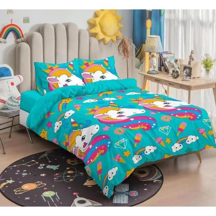 Selimut Anak motif KUDA PONI cantik 140X200 IMPOR termurah