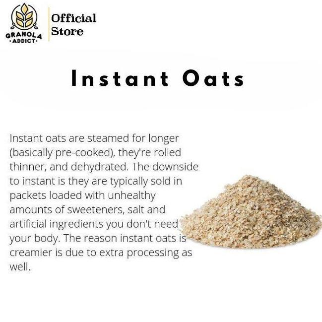 Nofrizalabadi - Granola Addict - Quick Rolled Oat / Gandum Instant 500G