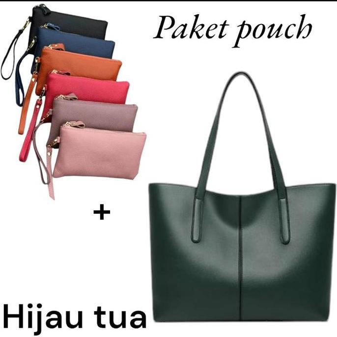 LIFESTYLE tas wanita SIMPLE/ELEGANT | totbag kantor&KULIAH {AURORA PAKET POUCH} LIFESTYLE