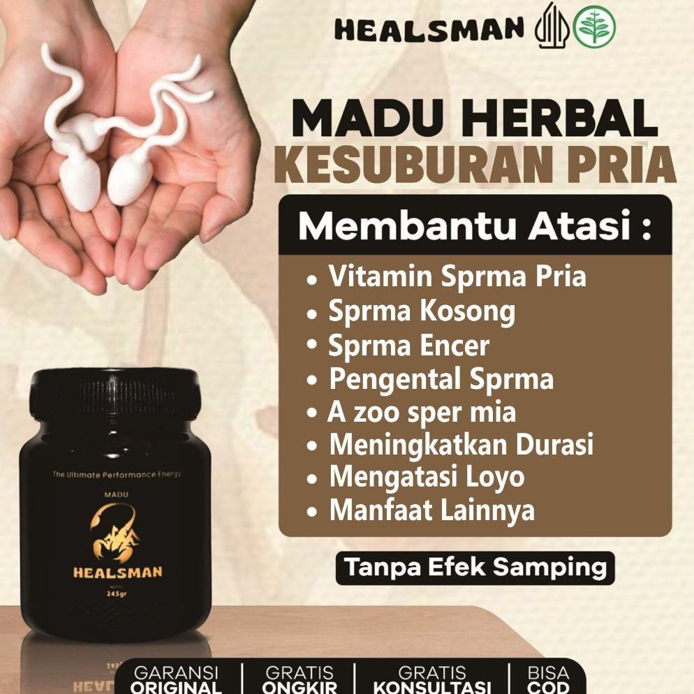 (Terbaru) OBAT PENYUBUR SPERMA SUPER AMPUH - MADU HEASLMAN PENGENTAL PENYUBUR SPERMA PRIA (Terlaris)