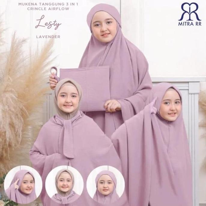RIYANDEM_ - MITRARR MUKENA ANAK FRENCH 3IN1 CRINKLE/ MUKENA ANAK SMP-SMA / MUKENA REMAJA TANGGUNG TE