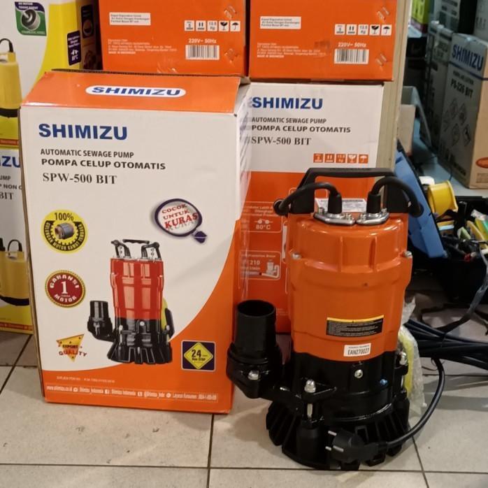 Shimizu SPW 500 BIT Pompa Celup Submersible Pump Otomatis 2 inch auto