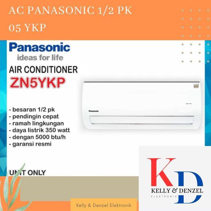 Terlaris Panasonic Ac Zn 05 Ykp 5Ykp 0.5 Pk 1/2 Pk R32 05Ykp Zn-05Ykp 1/2Pk