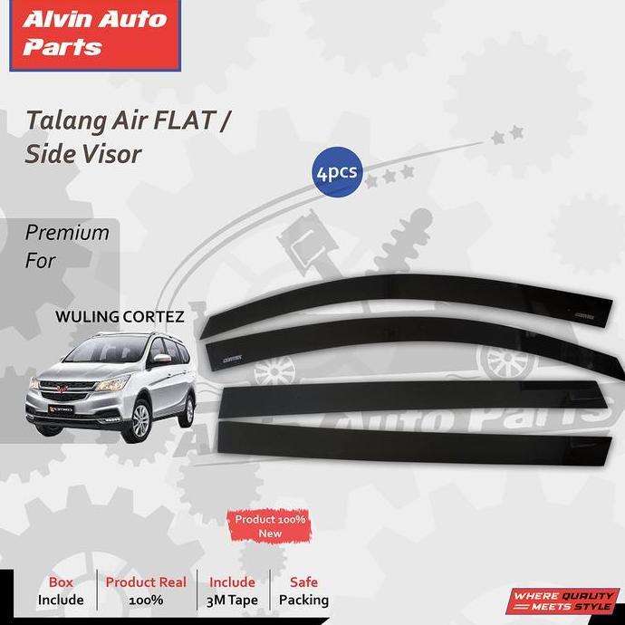 TALANG AIR CORTEZ / SIDE VISOR CORTEZ FLAT / ACCESSORIES WULING CORTEZ ASLI