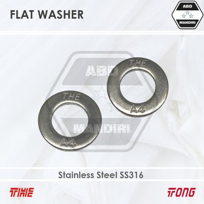 SS316 RING PLAT WP STAINLESS M20 ( SUS316 FLAT WASHER) 20 BEST SELLER