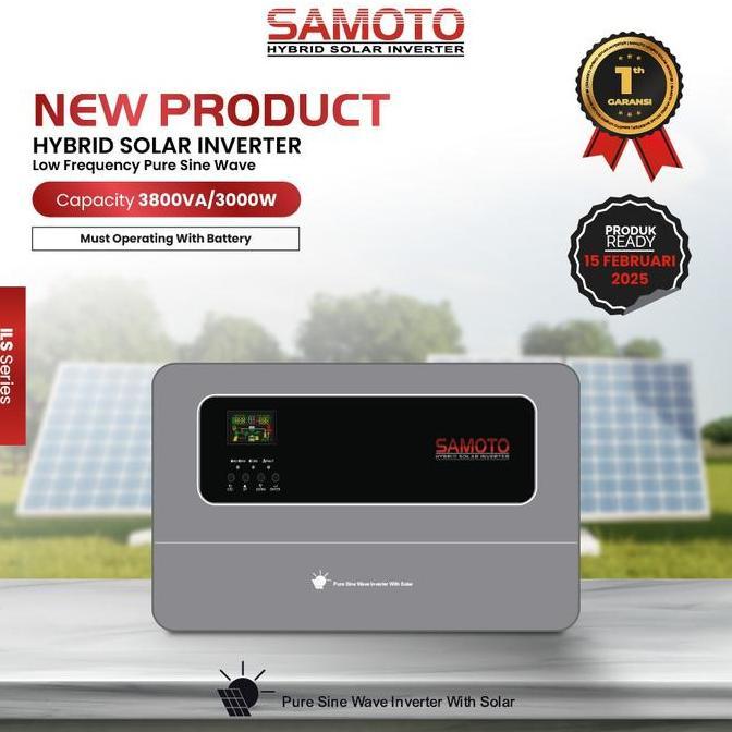 TERMURAH - ILS3800 - 3800W INVERTER HYBRID SOLAR INVERTER SAMOTO