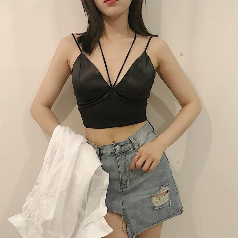 COD- Bra Fashion Wanita  (T180)) / Tanktop bra Pakaian Dalam Bra Bahan Satin Stylish / Bra Wanita