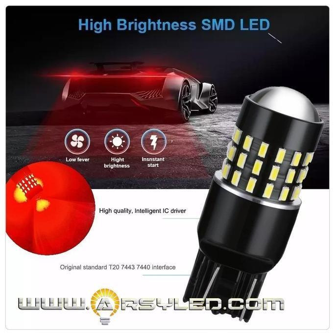 Lampu Rem T20 21W Led Normal Strobo Xpander Mobilio Brio Sigra Rush