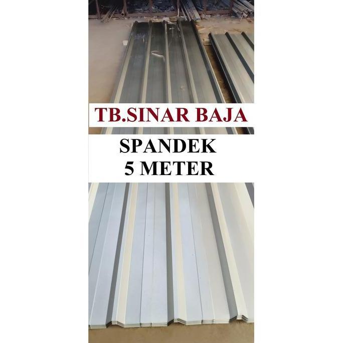 Atap Spandek 5 Meter x 0.30 mm SNI / Atap Baja Ringan / Spandeck