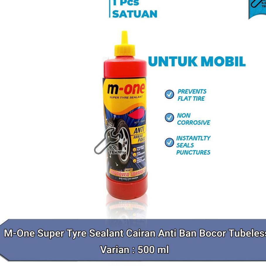 M-One Cairan Tubeless Mobil Anti Bocor Ban Tubles Mone 500Ml