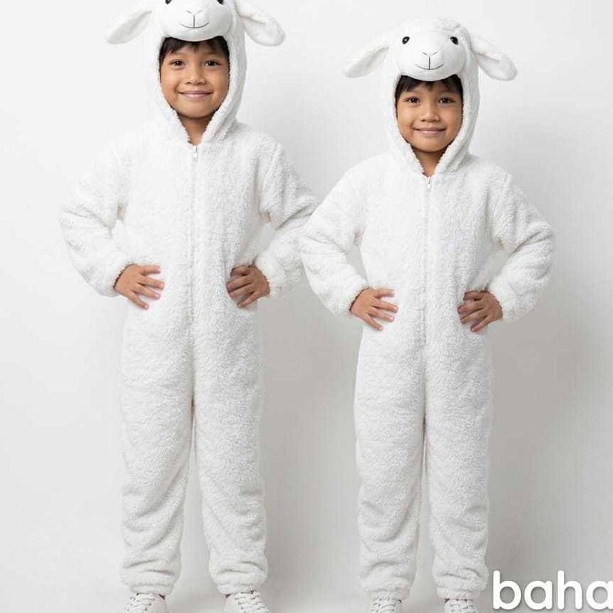 Kostum Domba Putih-Baju Kostum Domba Anak-Kostum Karakter Domba Anak