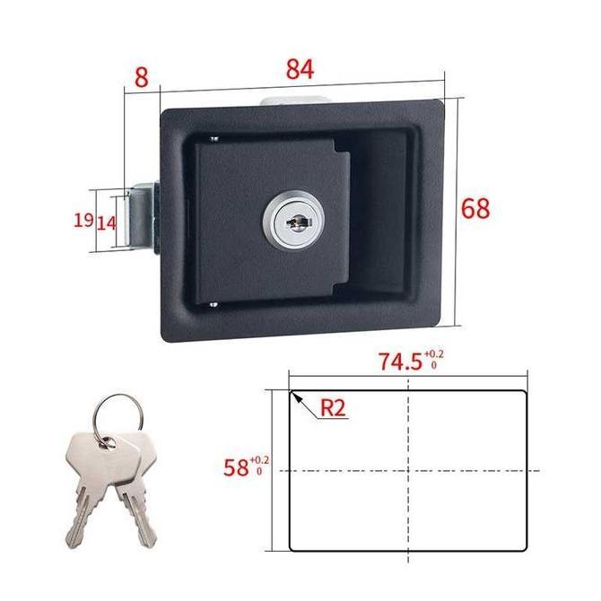 NICLIWITU 9x7cm Door Lock Genset / Doorlock Pintu Genset /Doorlock Pintu Genset