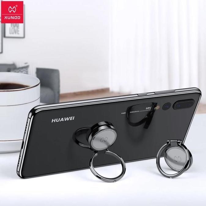 Serakarim6 - XUNDD Ring Holder HP Stand 360 Derajat Universal / Metal Ring Cicin Handphone Stand Fin