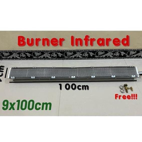 Burner Infrared Kompor Stove Keramik Ceramic Infrared Gas Lpg Burner 100X9Cm
