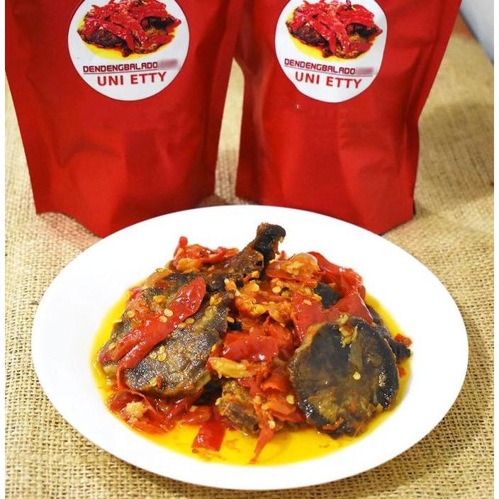 DIBAS_TAVE  - LIDAH BALADO / LIDAH SAPI GORENG BALADO / SIAPA SAJI (KEMASAN VAKUM) -  TANPA PENGAWET