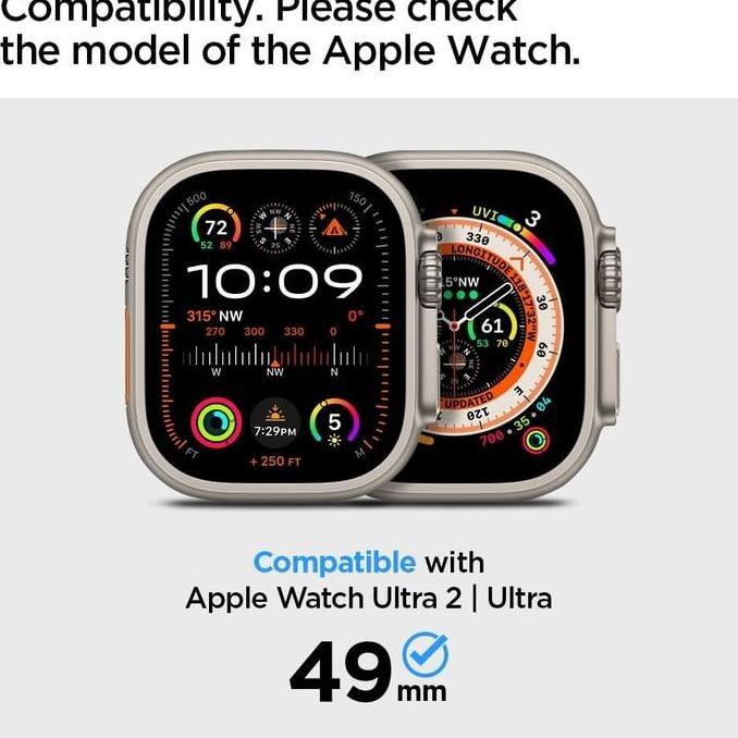 NEW Tempered Glass Apple Watch Ultra 3 2 1 Gen 49mm 2025 2023 2022 Spigen Glas tR Slim Pro Full Cove