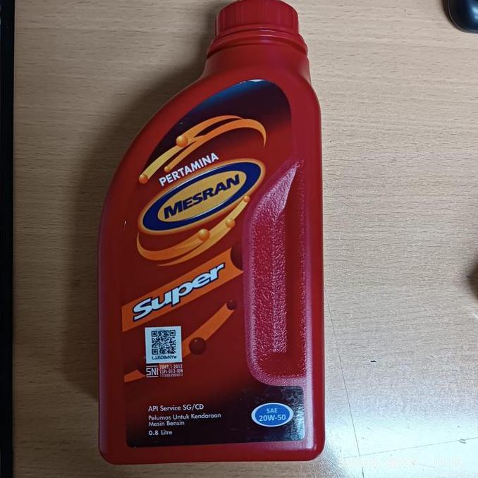 Oli Mesran Super Motor 800Ml Oli Pertamina Mesran Super 800Ml - 68086 -