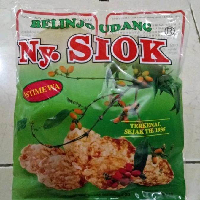 Dryfood- Emping Manis Belinjo Udang Ny Siok Mentah
