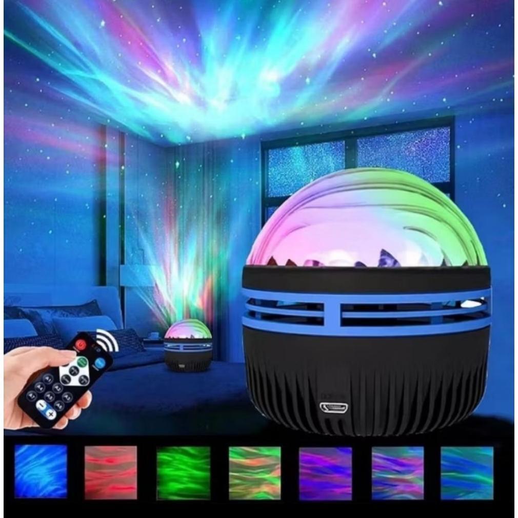 TERBARU lampu proyektor aurora  mini  lamp lampu galaksi aurora mini lampu tidur aurora  Q6