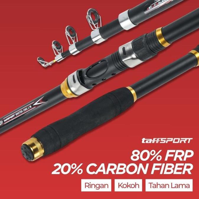 Jaaminkwalitas- Satu Set Paket Joran Reel Pancing Set Pancingan Ikan Galatama Joran Dan Katrol Rill