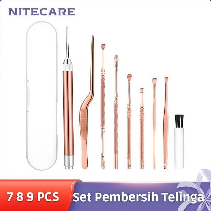QIVARASHOP_ - SET KOREK KUPING ALAT PEMBERSIH TELINGA AMAN UNTUK BAYI ATAU DEWASA
