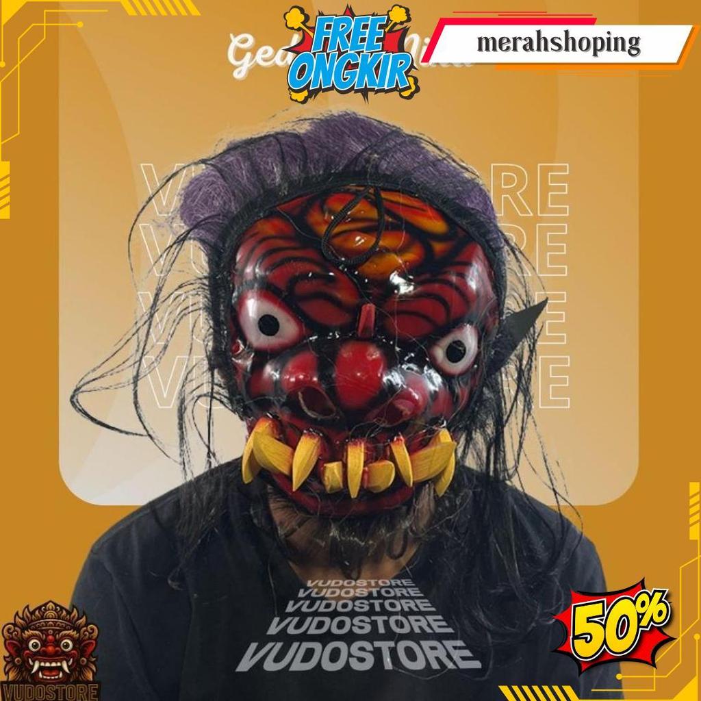 Vudoreborn Topeng Gedruk Mainan Buto Anak Murah Terlaris Cod Vr070 No Po