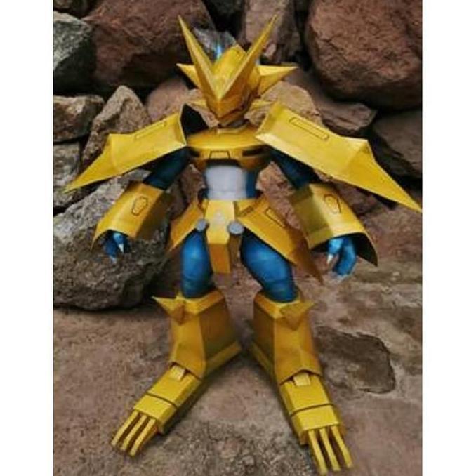 (Mainan Kertas) DIY Papercraft Papercraft Magnamon 40cm