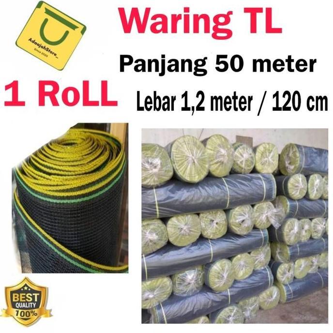 Waring jaring 1 Roll ( 50 meter ) Jaring waring pagar