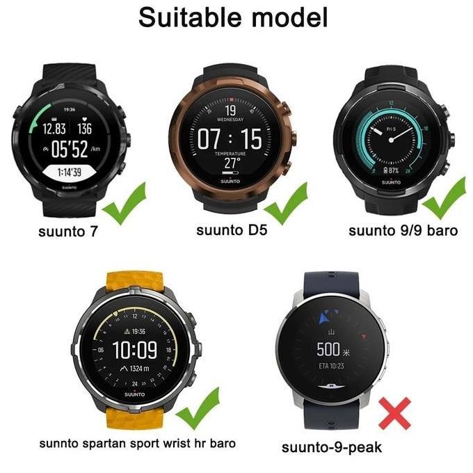 NEW Tali Jam Strap For Suunto 9 - Suunto 9 Baro - Suunto 7 - Suunto D5 - Suunto Spartan Sport Wrist 